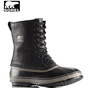 Sorel 1964 Premium T Snow Boots Waterproof Black Men's SIZE 9